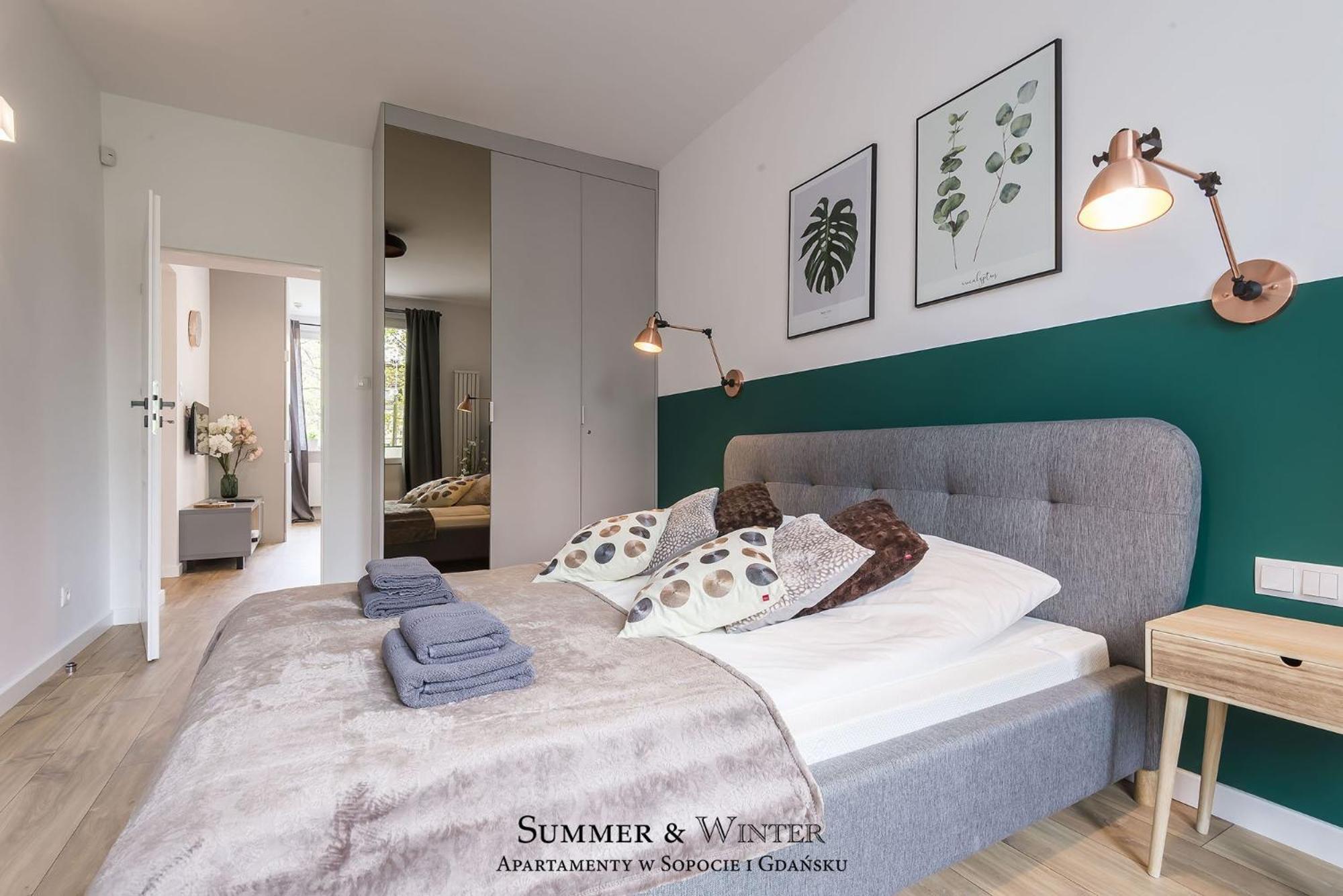 Family Luxury Green Apartment 1-6, 2 Sypialnie I Studio, 52 M2 Gdansk Luaran gambar